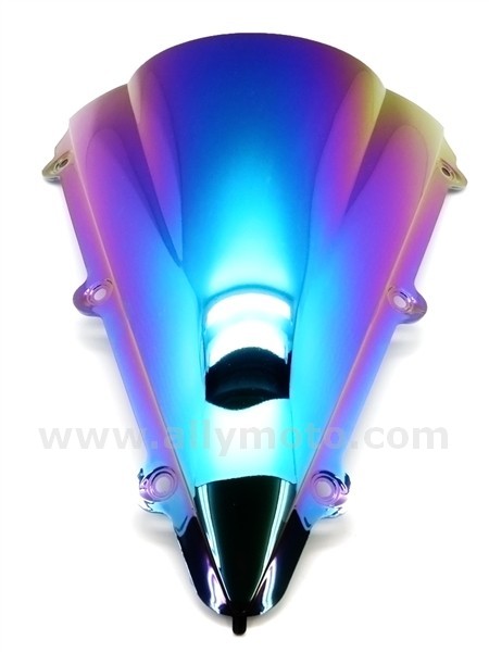 Yamaha YZF R1 Iridium Rainbow Double Bubble Windscreen Shield 2004-2006-2 Yamaha YZF R1 Iridium Rainbow Double Bubble Windscreen Shield 2004-2006-2